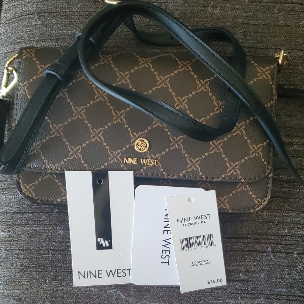Nine West Brown Crossbody Bag